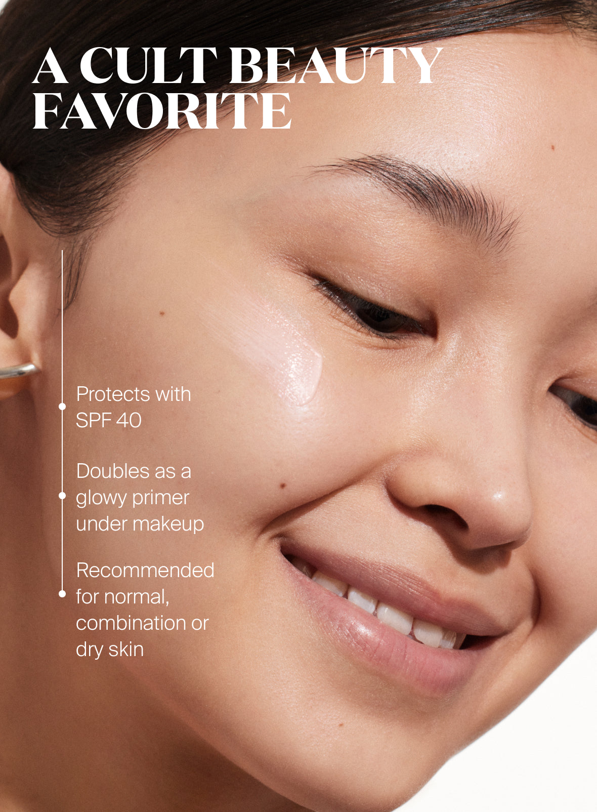 Supergoop! Glowscreen SPF 40 Dawn / 1.7 fl. oz. Dawn / 2-pack product swatch on model